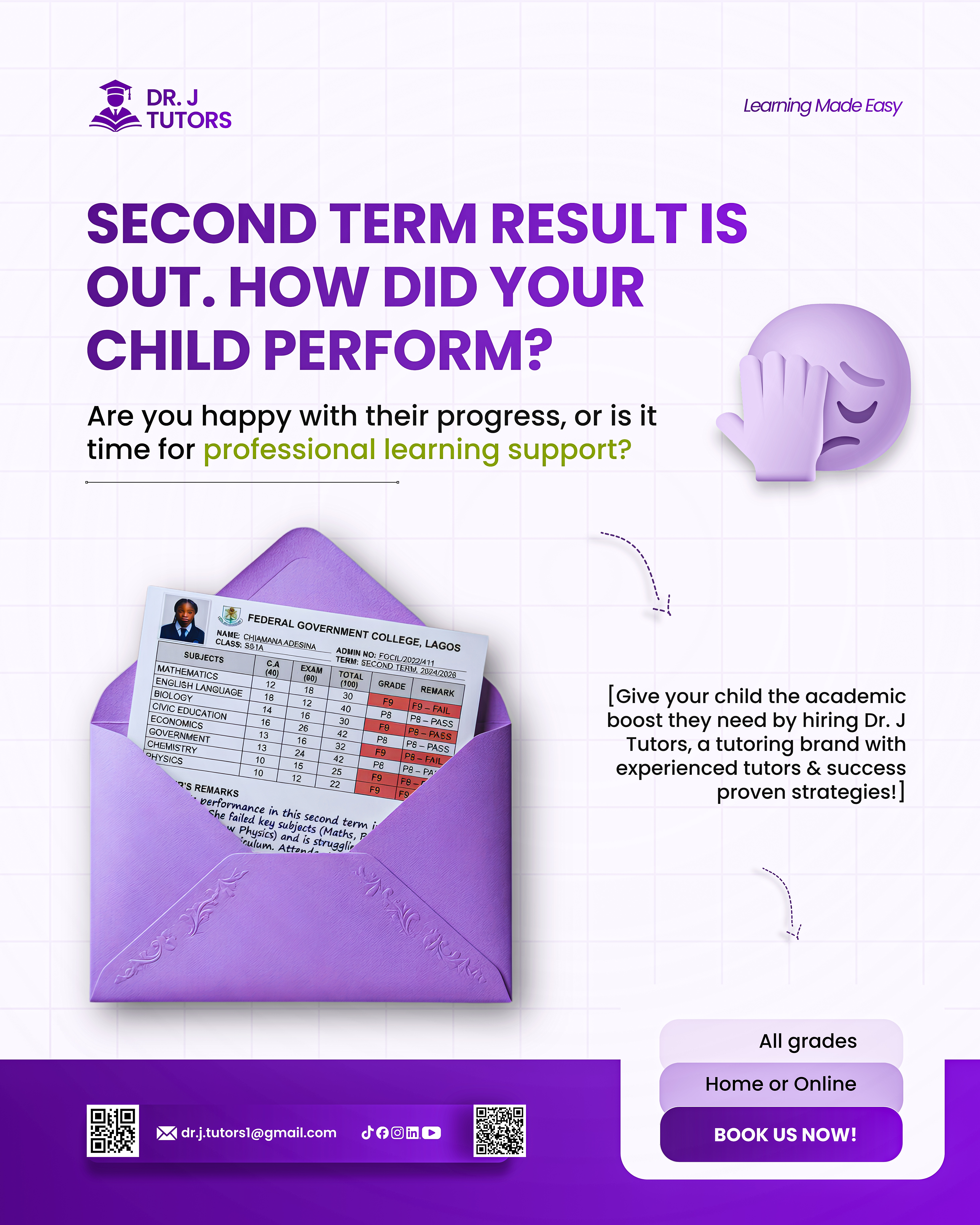2nd Term Result Support Flyer