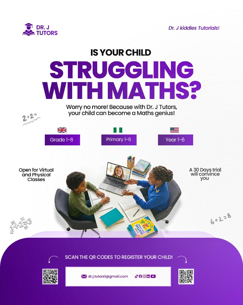 Maths Tutoring Flyer