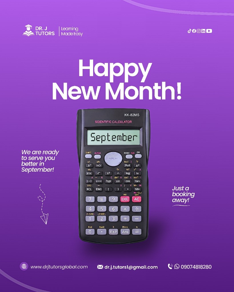 Happy New Month September Flyer