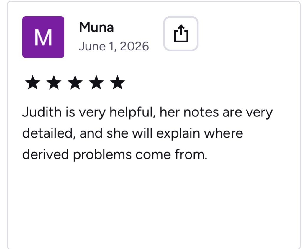 Student Review Screenshot - Muna